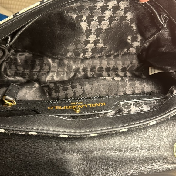 Karl Lagerfeld - Agnes Bag ( black & white ) - Picture 6 of 7